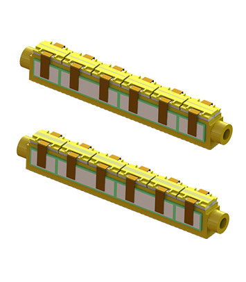 WA-6 Series Water Cooled Diode Laser Array